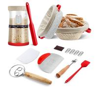 Kit de iniciación de masa madre - Tarro de fermentación de 35 onzas,