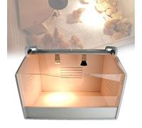 Kit de iniciación de pollos, 20 criadores de pollitos con jaula, placa de calor e incubadoras para pollos, patos, pájaros y lagartos