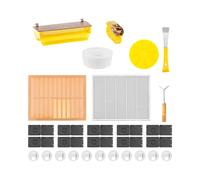 Kit de iniciación para apicultura - 28 piezas - cincel para colmenas - correa de transporte - trampa de polen - rejilla excluidora - trampa para insectos | Wiesenfield