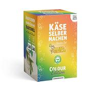 Kit de iniciación para hacer queso, edición de colores, incluye revista de recetas e instrucciones en vídeo (para queso, requesón y queso crema); fabricación tradicional de queso