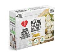 Kit de iniciación para hacer queso, edición premium, incluye revista de recetas e instrucciones en vídeo (para queso, requesón y queso crema)