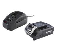 Kit de inicio 18V Li-Ion con batería 2,0 Ah y cargador rápido 2,4 A