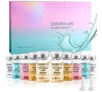 Kit de inicio BB Facial Glow con suero de ácido hialurónico, mezcla de cuidado de la piel de 8ml, ampolla y esencia de ácido hialurónico y base de esencia de 10 piezas para terapia de piel facial