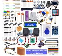 Kit de inicio definitivo para Raspberry Pi 5 4 B 3 B+ 400 Zero 2 W, Python C C++ código de procesamiento de rayado Java, 297 artículos, 124 proyectos, cursos tutoriales en línea para principiantes