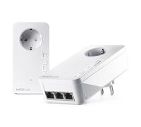 kit de inicio devolo Magic 2 LAN triple Powerline Powerline de hasta 2.400 Mbit/s, 3x Gigabit LAN (por unidad)