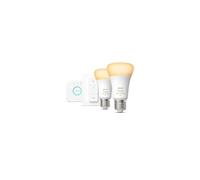 Philips Hue Kit de Inicio 2 Bombillas Inteligentes E27 (1100) + Regulador de Intensidad
