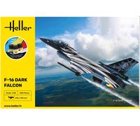 Kit De Inicio F-16 Dark Falcon HELLER