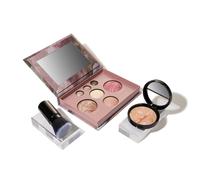 Kit de inicio LAURA GELLER NEW YORK Baked: Paleta facial completa Fair Best of the Best + Base de maquillaje en polvo Baked Balance-n-Brighten +