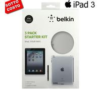Kit De Inicio Original Belkin Funda + Protector + Stylus Para Apple Ipad3