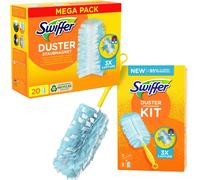Swiffer Imán de Polvo XXL Starter Kit – Barra telescópica, 2 paños de recolección