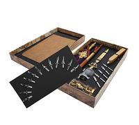 Kit de Inmersión de Plumas Vintage, Juego de Plumas de Dibujo para Escritura Delicada, Gran Regalo para Amigos y Profesores (SP248014R violeta)