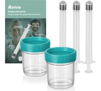 Kit de inseminación en casa para mujeres, estéril y de grado médico con 3 aplicadores y 2 vasos de recolección para una máxima retención de esperma, fertilidad a prueba de fugas y apoyo de concepción