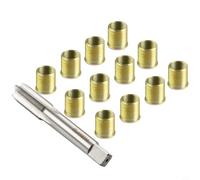 Kit de inserción de rosca de alto rendimiento con inserciones de acero inoxidable M14 x 1,25 y grifo de acero de alta velocidad M16 x 1,25 para aplicaciones técnicas