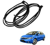 Kit de Insonorización para Civic 8th Generation 2006-2011 OE:72350/72310/72850/72810-SNA-A01 - Juntas para Puertas de Coche Cinta de Goma para Reducir el Ruido de Carretera y Viento