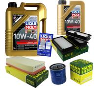 KIT DE INSPECCIÓN FILTRO LIQUI MOLY ACEITE 6L 10W-40 para Fiat Scudo Combinato