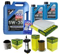 KIT DE INSPECCIÓN FILTRO LIQUI MOLY ACEITE 7L 5W-30 para Audi Q5 8R SQ5 TDI