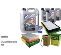 Kit De Inspección Filtro LIQUI MOLY Aceite 8L 10W-40 Para BMW 3er Coupé E36 3.2