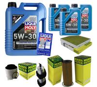KIT DE INSPECCIÓN FILTRO LIQUI MOLY ACEITE 8L 5W-30 para Audi A4 Allroad 8KH B8