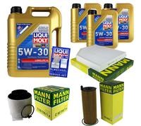 KIT DE INSPECCIÓN FILTRO LIQUI MOLY ACEITE 8L 5W-30 para Audi Q5 8R 3.0 TDI