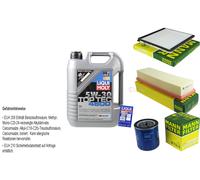 KIT DE INSPECCIÓN FILTRO LIQUI MOLY OIL 5L 5W-30 para Citroën Berlingo caja M_