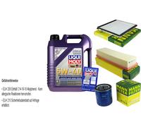 KIT DE INSPECCIÓN FILTRO LIQUI MOLY OIL 5L 5W-40 para Citroën Berlingo caja M_