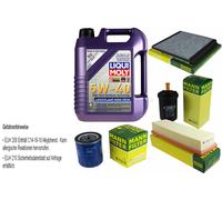 KIT DE INSPECCIÓN FILTRO LIQUI MOLY OIL 5L 5W-40 para Citroën Berlingo caja M_