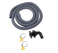 Kit de Instalación de Bomba de Achique | Manguera de 750 GPH con Válvula de Retención de 90° | Kit de Fontanería para Bomba de Achique Marina para Barcos y Yates (BLACK)