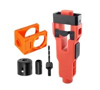 Kit de instalación de cerradura, Power Tool Accessory Set, Precise Cutting Tools, Hardware Kit for Gabinete, Entry, Interior, Exterior, Bookcase, House, 8,46 x 8,07 x 3,35 pulgadas