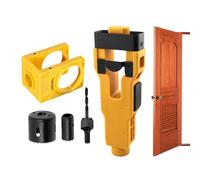 Kit de instalación de cerradura, Power Tool Accessory Set, Precise Cutting Tools, Hardware Kit for Gabinete, Entry, Interior, Exterior, Bookcase, House, 8,46 x 8,07 x 3,35 pulgadas