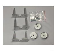 Kit de instalación de motor paso a paso para fresadoras CNC de tamaño NEMA 23 - Juego de accesorios de montaje de metal con marcas de alineación precisas para aplicaciones compatibles con Proxxon MF70