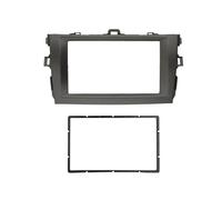 Kit De Instalación De Panel De Radio para Toyota para Corolla 2007-2013, 2 DIN, GPS, DVD, Estéreo, CD(Silver Grey,173X98mm)