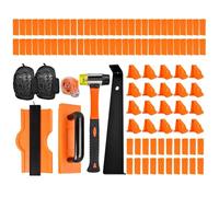 Kit de instalación de suelo: herramientas de reparación prácticas para suelos de madera dura y laminados | Programa de instalación de funcionamiento de suelo duradero para renovación de casa DIY, kit