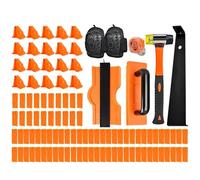 Kit de Instalación de Suelo Laminado | Juego De Mazo Y Fijadores - Herramientas para Suelos Laminados de Madera - para Taller Hogar Rodapié Tabla Proyecto Preparación Subsuelo Subbase Madera Dura