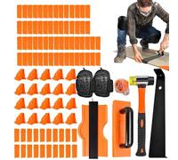 Kit de Instalación de Suelo Laminado - Juego de Reparación con Mazo,Herramientas para Pavimentos Laminados de Madera - para Taller Hogar Rodapié Tabla Proyecto Preparación Subsuelo Subbase Madera Dura