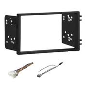 Kit de instalación estéreo de coche de doble DIN, arnés de cables y adaptador de antena de recepción de radio AM/FM, hecho para Honda Element 2003-2011, sin vehículos de amplificador externo de