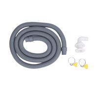 Kit de instalación para bomba de sentina de 750 GPH, manguera para bomba de sentina con conexión de 90 grados y válvula de retención, kit de fontanería marina de 0,75 pulgadas de d (Blanca)