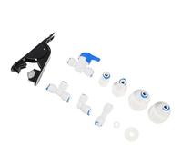 Kit de Instalación para Máquina de Hielo Conector Pom Blanco | Accesorios para Línea de Agua, Conexión Rápida y Segura, Uso Práctico para Máquinas de Hielo y Café