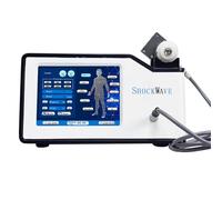 Kit De Instrumentos De Terapia De Ondas De Choque, Máquina De Terapia De Ondas De Choque Extracorpóreas con Pantalla Táctil Digital De 8", 2 Modos De Trabajo, No Invasiva, para Cuello, Hombros