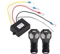 Kit de interruptor de control remoto inalámbrico de cabrestante eléctrico de 12 V y 24 V para ATV SUV, receptor impermeable con rango de 30 m, controlador digital bidireccional para vehículos