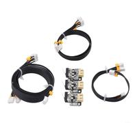 Kit de interruptor de límite de parada final de 6 piezas con cables de motor paso a paso X/Y/Z para Ender 3/3S y para cr-10 para impresoras 3D, interruptores normalmente abiertos