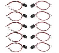 Kit de interruptor fotoeléctrico de 5 piezas con cuentas LED de 3/5 mm para uso en configuraciones de automatización y detección de objetos (3 mm-25 cm)