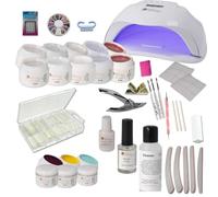Kit de introducción Nail abridor Estudio Starlight Incluye dispositivo combinado UV-LED, accesorios para uñas - arte de uñas - set de inicio - kit de gel UV
