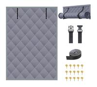 Kit De Invernaje De Ventana Cubierta De Ventana Con Aislamiento Térmico Kit Aislante Termico Ventanas Reutilizable Con Cinta Adhesiva Para Ventanas Dormitorio(Gris,W140x180cm)