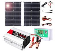 Kit de inversor Solar Fuera de Red de 600 W con Controlador de Carga de 50 A for autocaravanas, Barcos, Camping y Actividades al Aire Libre.(50W)