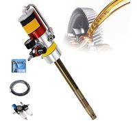 Kit de inyector de grasa neumático: salida de 30-40 MPa, caudal de 0,85 l/min, cabezal de bomba de aluminio con reducción de ruido, juego completo con separador de aceite y agua