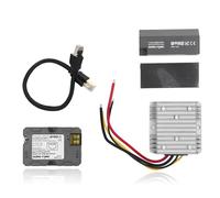 Kit de inyector PoE para Starlink Dish V2 Internet Kit Satélite, adaptador de cable de disco satélite a RJ45, convertidor DC Boost de 12 V a 48 V