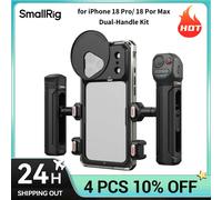 Kit de jaula con doble asa de SmallRig para iPhone 18 Pro / Pro Max, con asa giratoria de control inteligente para la placa trasera del filtro SR-MicroSlide de 67 mm. 6902 18 Pro