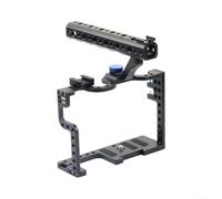 Kit de jaula de cámara para Panasonic GH5 GH5S, para aparejo versátil con mango superior, montaje de zapata fría, estabilizador de grabación de video DSLR para equipo de fotografía