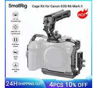 Kit de jaula de cámara SmallRig R6 Mark II para Canon EOS R6 Mark II con abrazadera de Cable de mango superior Placa de liberación rápida Arca-Swiss-5197 Cage Kit 5197