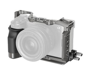 Kit de jaula de liberación rápida SmallRig 5198 "HawkLock" con asa de silicona para Sony Alpha 7C II / 7CR